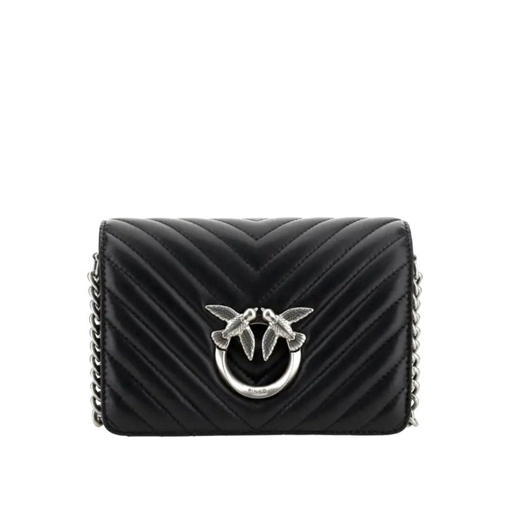 PINKO
Love Click quilted crossbody bag